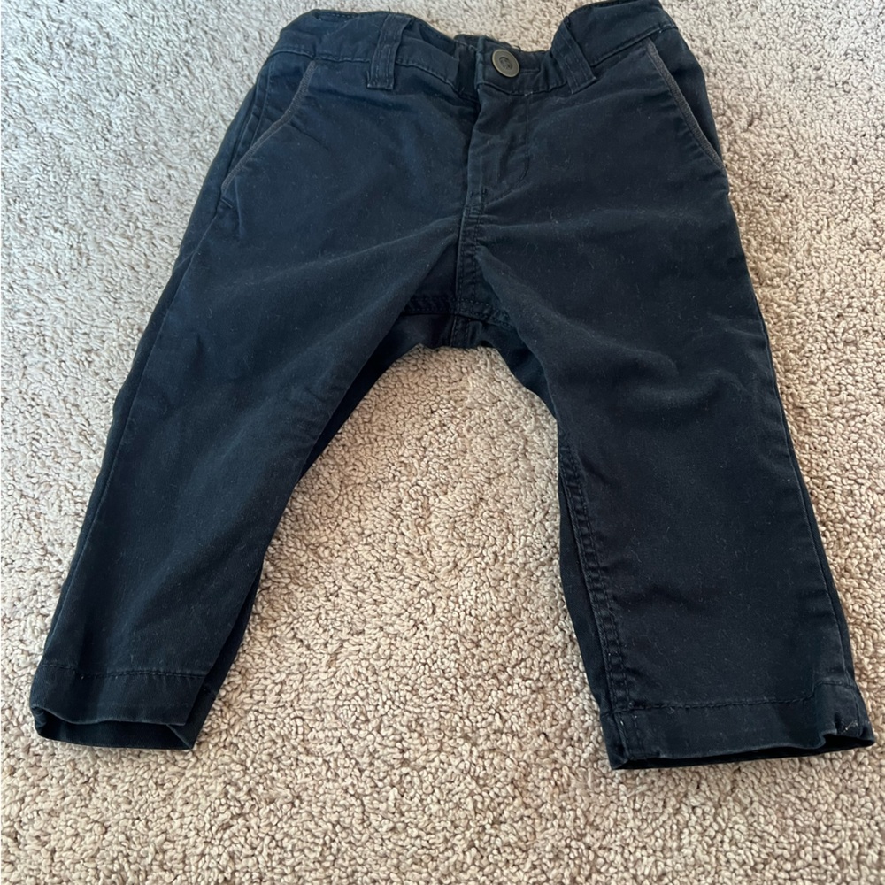 Polarn O Pyret blue chinos. 1.5-2yr organic cotton